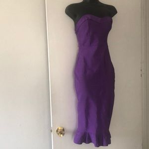 Fashion Nova purple bodycon dress